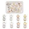 24Pcs 4 Colors Silicone Ear Nuts FIND-TA0001-52-9