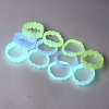 Synthetic Luminous Stone Stretch Bracelets BJEW-S039-04-1