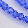 Faceted Bicone Glass Beads Strands LS-EGLA-P017-3mm-10-3