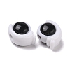 Two-tone Acrylic Beads OACR-U003-03-2