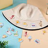 22Pcs 11 Style Summer Theme Food Computerized Embroidery Cloth Self Adhesive Patches DIY-BT0001-56-18