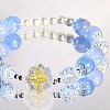 60Pcs 12 Colors Transparent Spray Painted Glass Beads GLAA-CJ0001-85-7