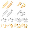 DICOSMETIC 32Pcs 8 Style 304 Stainless Steel Stud Earring Findings STAS-DC0002-46-1