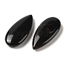 Natural Black Agate Cabochons G-B082-04-2