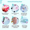 5D DIY Diamond Painting Animals Canvas Kits DIY-C004-03-7