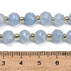 Dyed Imitation Jade Glass Beads Strands GL-Z001-02B-5