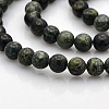 Natural Kambaba Jasper Beads Strands G-N0120-09-6mm-1