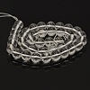 Round Natural Quartz Crystal Beads Strands G-N0120-04-10mm-2