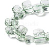 Transparent Glass Imitation Gemstone Beads Strands GLAA-G105-01A-4