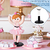 AHANDMAKER 8Pcs 2 Colors Mini Plastic & Metal Doll Display Stand AJEW-GA0007-10-5