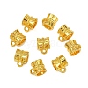 Tibetan Style Alloy Tube Bails TIBE-30047-G-NR-2