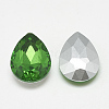 Pointed Back Glass Rhinestone Cabochons RGLA-T081-6x8mm-20-2