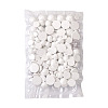 120Pcs 4 Styles Spray Painted White Wood Cabochons WOOD-TA0001-52-23