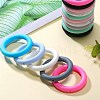 9Pcs Ring Food Grade Eco-Friendly Silicone Beads JX895C-6