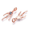 Alloy European Dangle Charms MPDL-S066-073RG-2