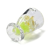 Luminous Transparent Resin Pendants CRES-F026-01D-4