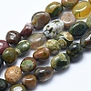 Natural Ocean Jasper Beads Strands G-E483-39B-1