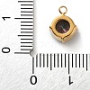 304 Stainless Steel Micro Pave Cubic Zirconia Pendants LS-STAS-K292-01G-15-3