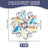 2Pcs Platinum Alloy Shoe Buckle Clips ALRI-FG0001-04B-2
