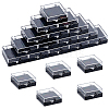 20Pcs Transparent Plastic Loose Diamond Storage Boxes with Sponge Inside CON-CL0001-24-7