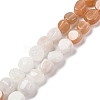 Natural Peach Moonstone Beads Strands G-L610-B02-01-1