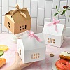 20 Sets 2 Colors House Shape Paper Jewelry Storage Gift Box CON-CJ0001-23-4