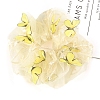 Butterfly Satin Face Elastic Hair Accessories PW-WGC724A-01-1