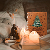 Wooden Commemorative Cards Book WOOD-WH0045-06-5