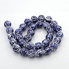 Mixed Styles Handmade Blue and White Porcelain Ceramic Beads Strands PORC-L018-03-3