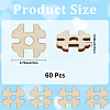 1 Set 1-Hole Wood Buttons BUTT-CY0001-16B-2