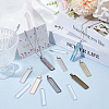 DIY Blank Dome Rectangle Pendant Kits DIY-SP0001-97-3