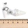 Natural Howlite Gemstone Pointed Pendants G-K384-01P-04-3