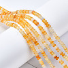 Natural Topaz Jade Beads Strands G-S366-107-4