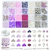 DIY Glass & CCB & ABS Plastic Imitation Pearl Beads Bracelets Mkaing Kits DIY-FS0007-17-1