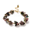 Natural Gemstone Chip Beaded Bracelets BJEW-F478-01E-1