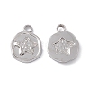 Non-Tarnish 304 Stainless Steel Pendants STAS-K242-08P-1