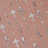  42Pcs 7 Style Tibetan Style Alloy Links Pendants and Pendants DIY-NB0007-70-4