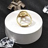 304 Stainless Steel Cuff Rings for Women RJEW-S395-03G-3