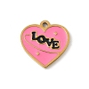304 Stainless Steel Enamel Charms LS-STAS-P388-19B-G-1