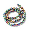 Electroplated Synthetic Non-magnetic Hematite Beads Strands G-I364-L01-04-2