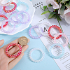 30Pcs UV Plating Opaque Acrylic Beads Frames PACR-SP0001-03-3