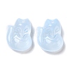 Electroplate Glass Cabochons LS-EGLA-D007-04G-2