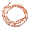 Natural Sunstone Beads Strands G-K305-11-A-2