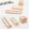 Olycraft 18 Pcs 3 Styles Wood Display Stands AJEW-OC0002-09-4