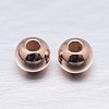 Round 925 Sterling Silver Spacer Beads X-STER-M103-04-2mm-RG-1