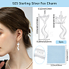 5Pcs 925 Sterling Silver Charms STER-BBC0009-93A-2