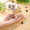 60Pcs 6 Styles Alloy Enamel Pendants ENAM-TA0002-73-6