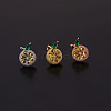 Orange Brass Micro Pave Cubic Zirconia Cartilage Earrings for Women WG9FBC0-07-1