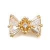Brass Micro Pave Cubic Zirconia Pendants LS-KK-U061-22G-1