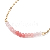Adjustable 304 Stainless Steel Cable Chain Slider Bracelets BJEW-JB13089-01-3